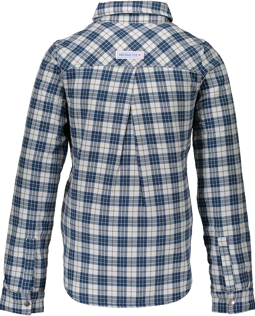 Obermeyer Teen Girls Avery Flannel - Icy Mey Plaid 4 Obermeyer Teen Girls Avery Flannel - Icy Mey Plaid - Image 2