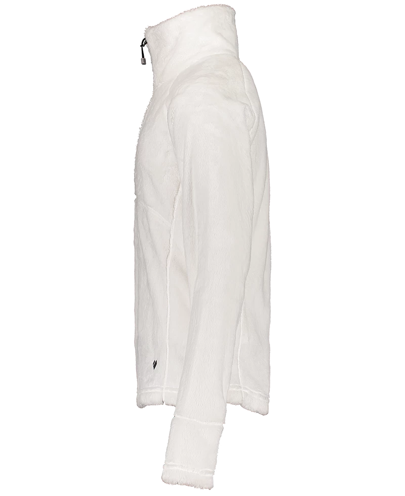 Obermeyer Furry Fleece Top - White 5 Obermeyer Furry Fleece Top - White - Image 3