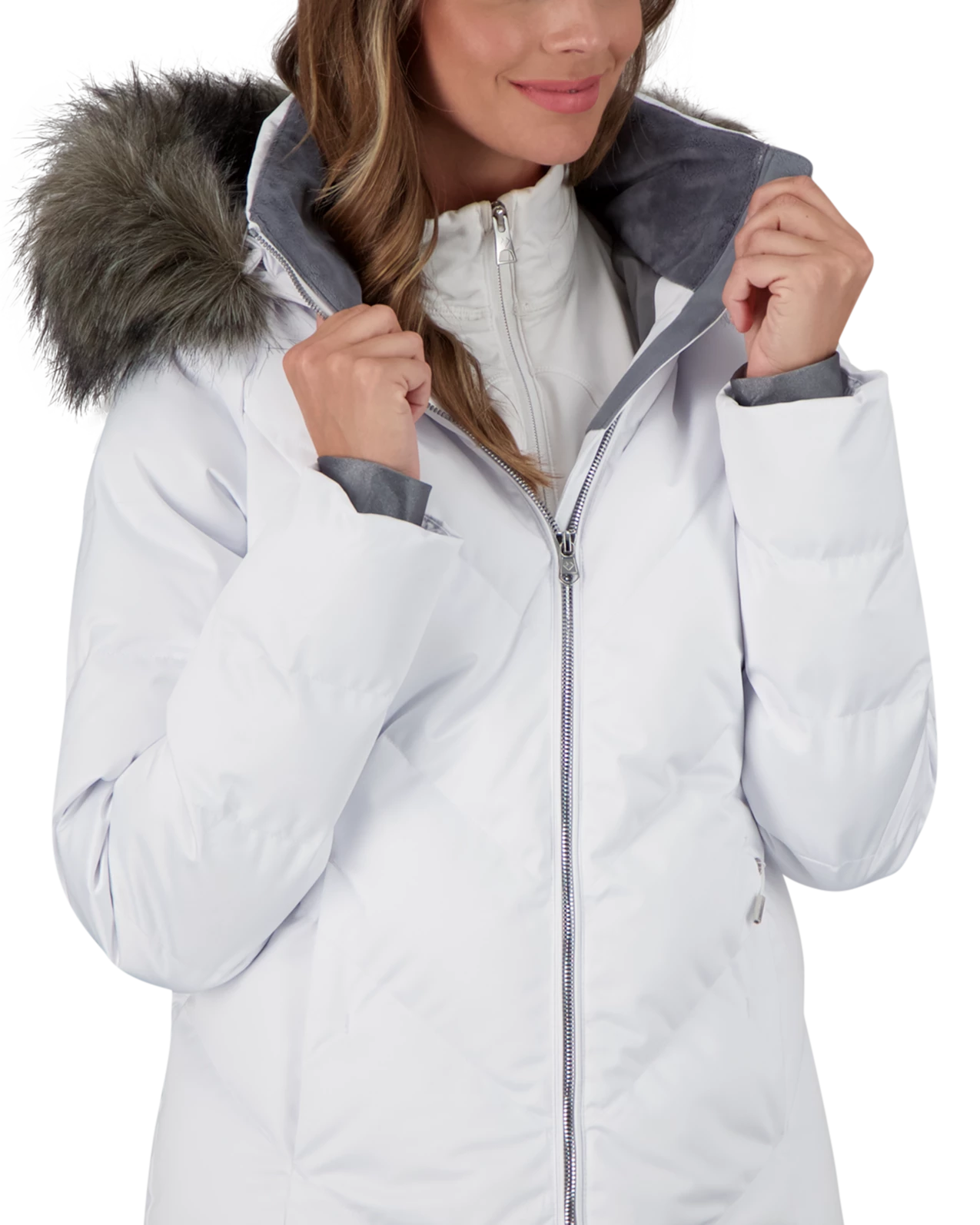 Obermeyer Bombshell Jacket - White 7 Obermeyer Bombshell Jacket - White - Image 5