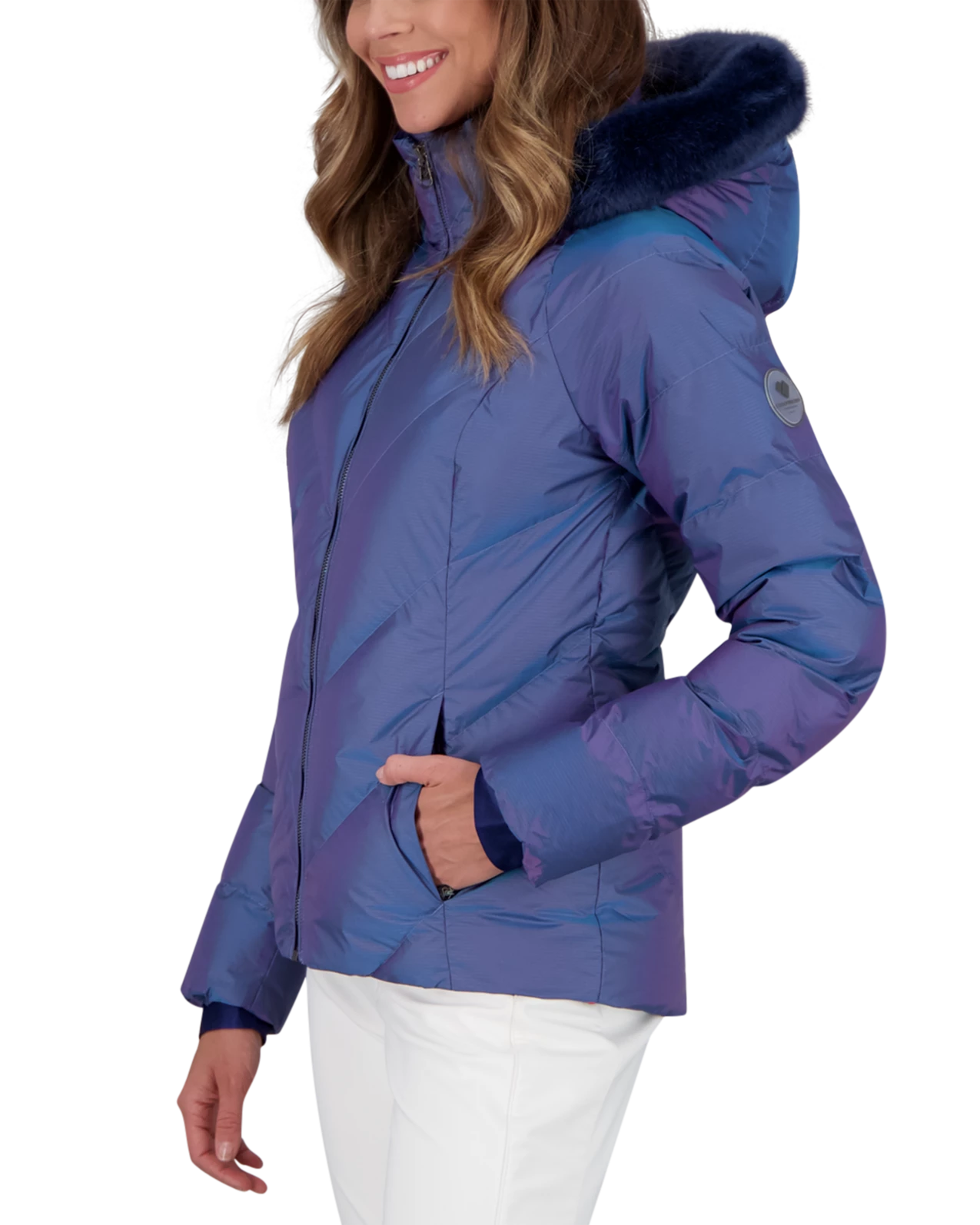 Obermeyer Bombshell Jacket - Iridescent Aura 5 Obermeyer Bombshell Jacket - Iridescent Aura - Image 3