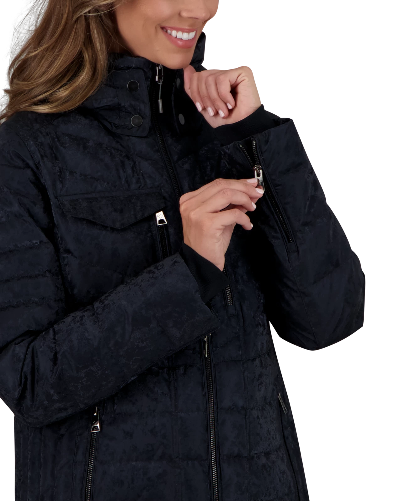 Obermeyer Devon Down Jacket - Black Frost 7 Obermeyer Devon Down Jacket - Black Frost - Image 5