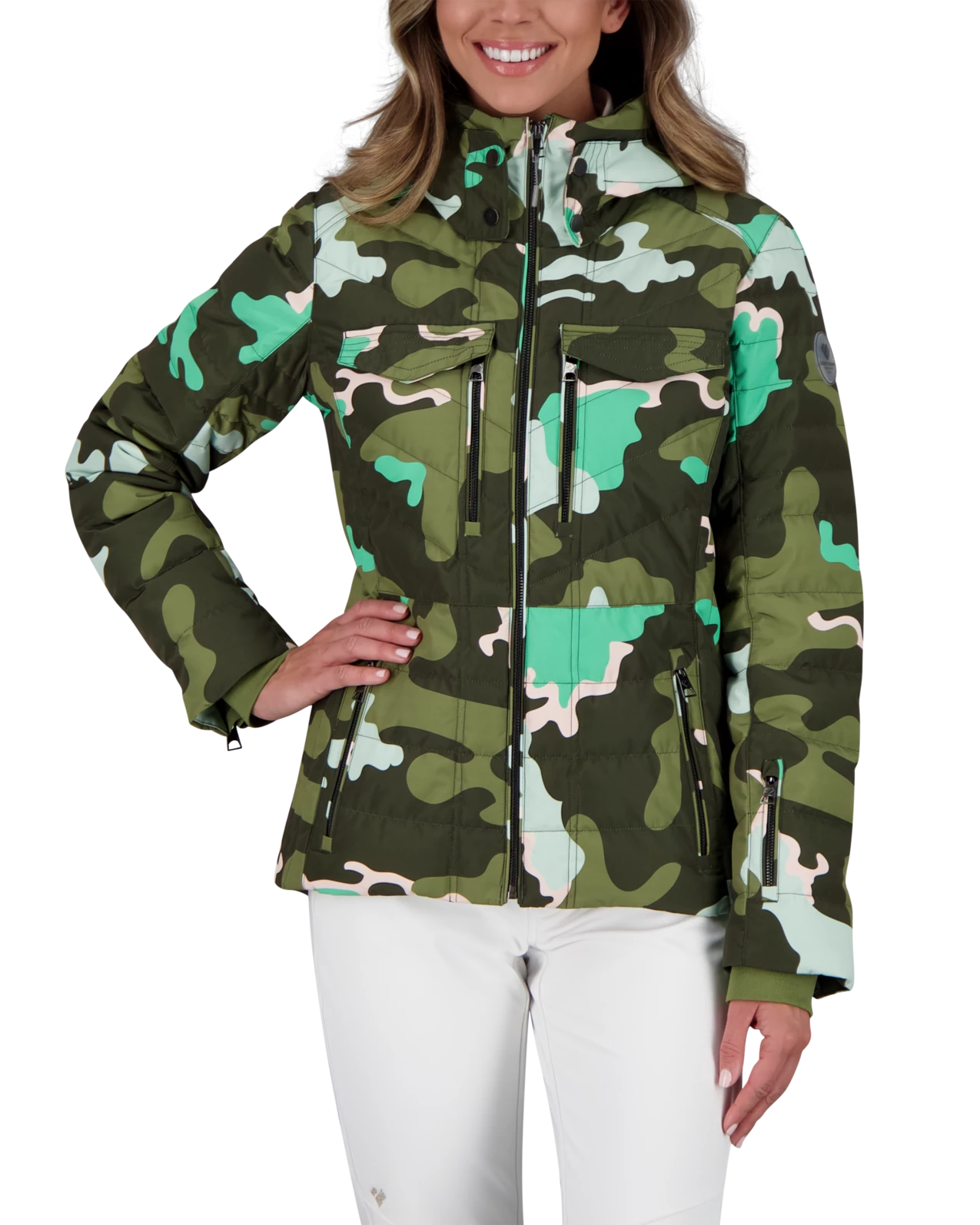 Obermeyer Devon Down Jacket - Jasmint Camo 3 Obermeyer Devon Down Jacket - Jasmint Camo