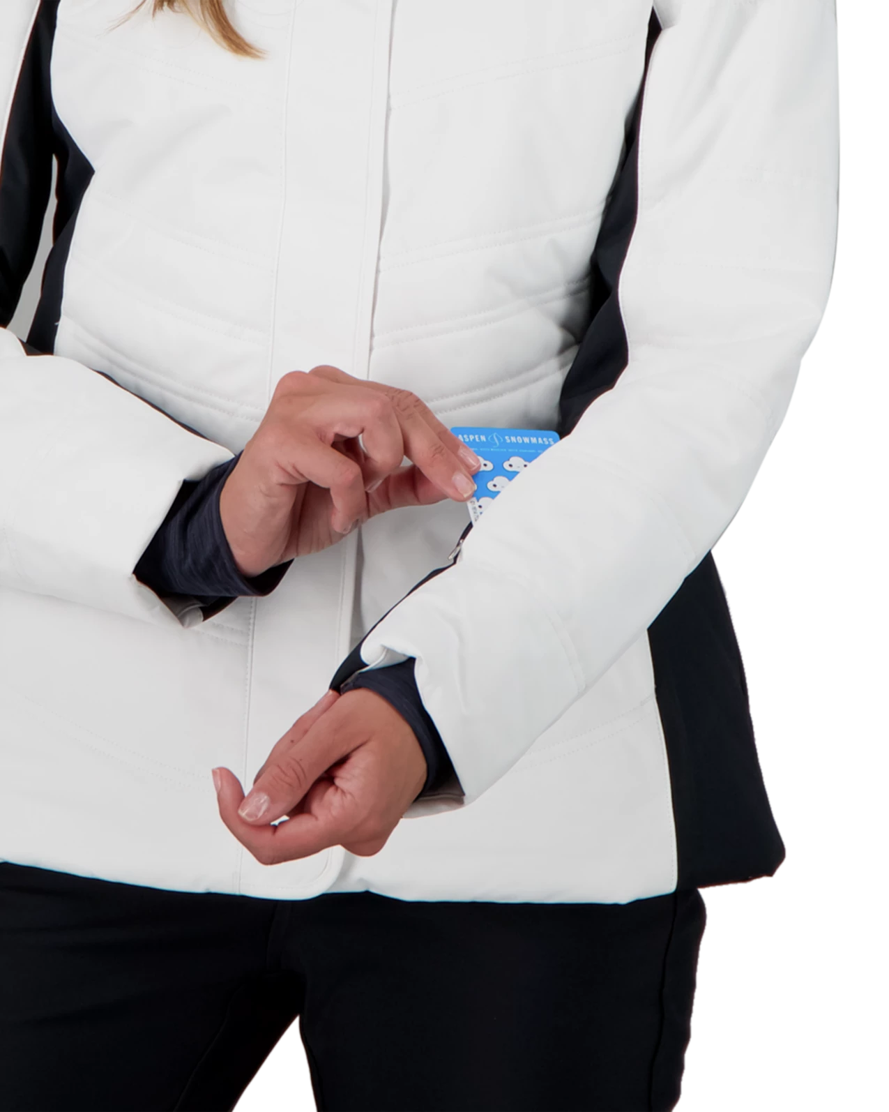 Obermeyer Tuscany II Jacket - White 6 Obermeyer Tuscany II Jacket - White - Image 4