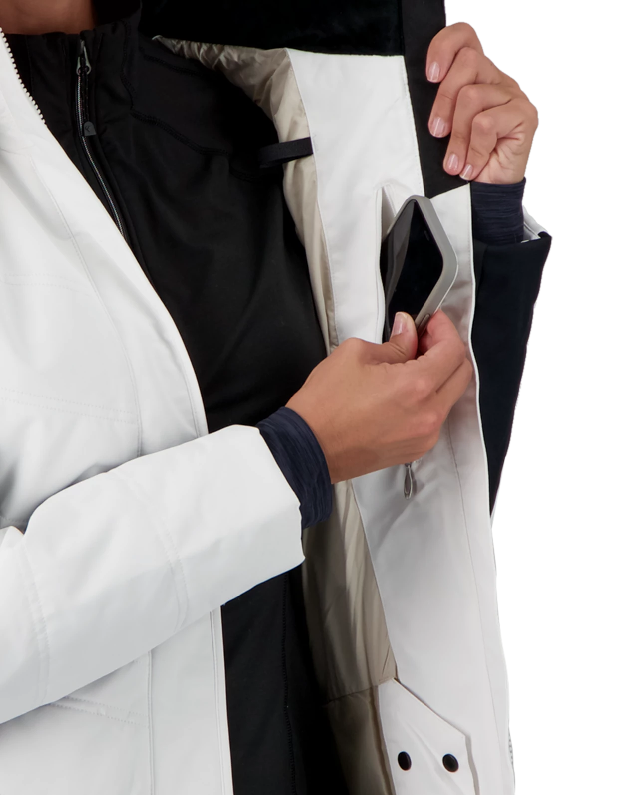 Obermeyer Tuscany II Jacket - White 7 Obermeyer Tuscany II Jacket - White - Image 5