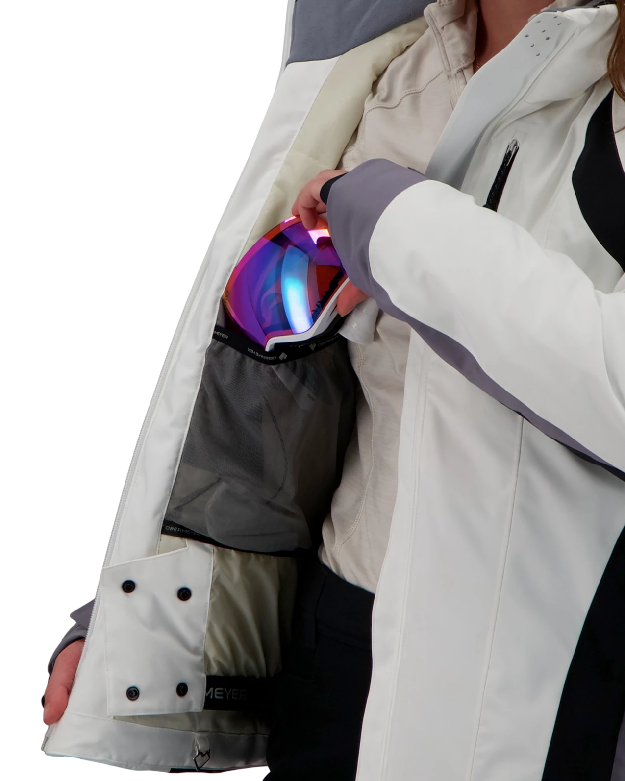 Obermeyer Jette Jacket - White 14 Obermeyer Jette Jacket - White - Image 12