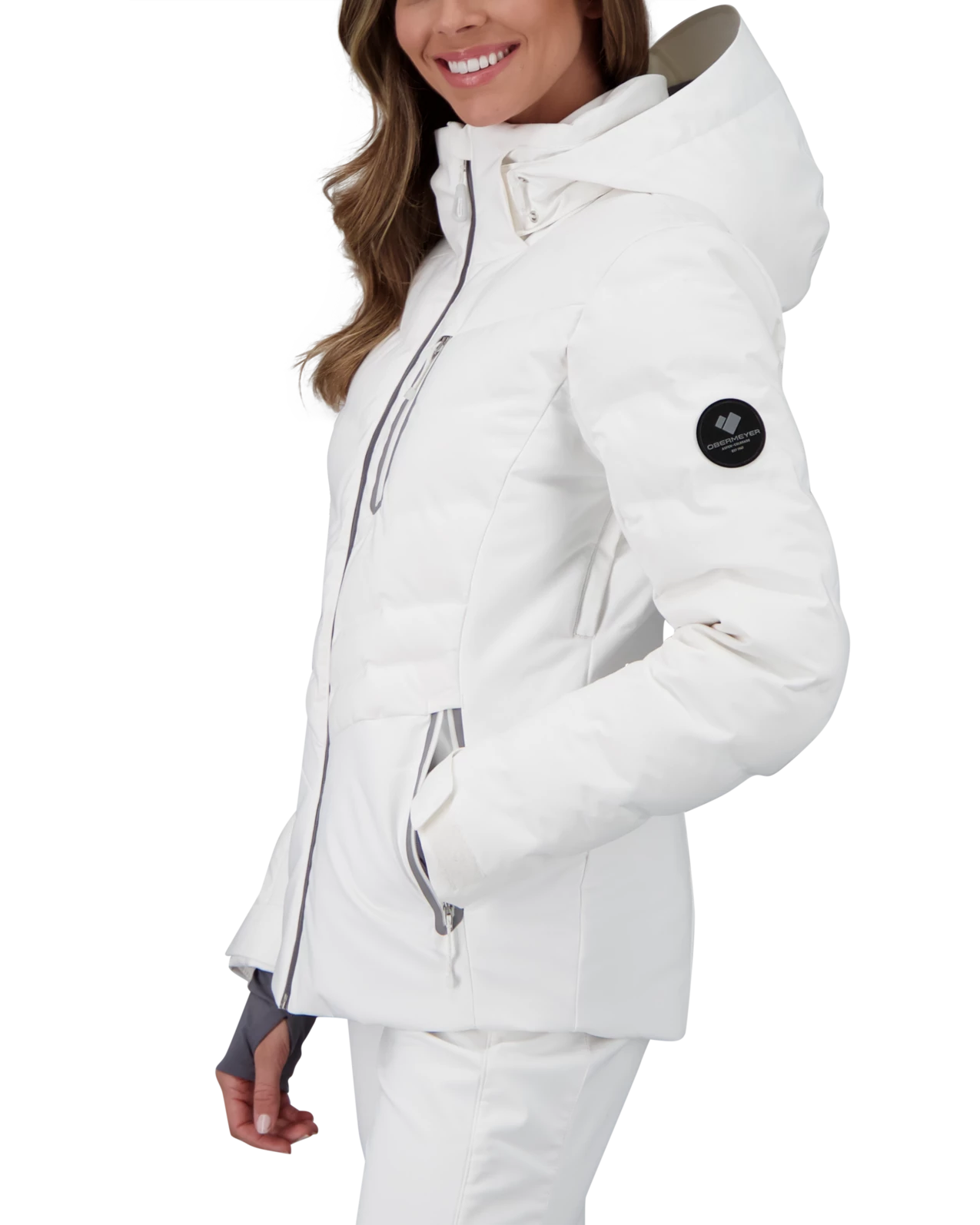 Obermeyer Cosima Down Jacket - White 5 Obermeyer Cosima Down Jacket - White - Image 3