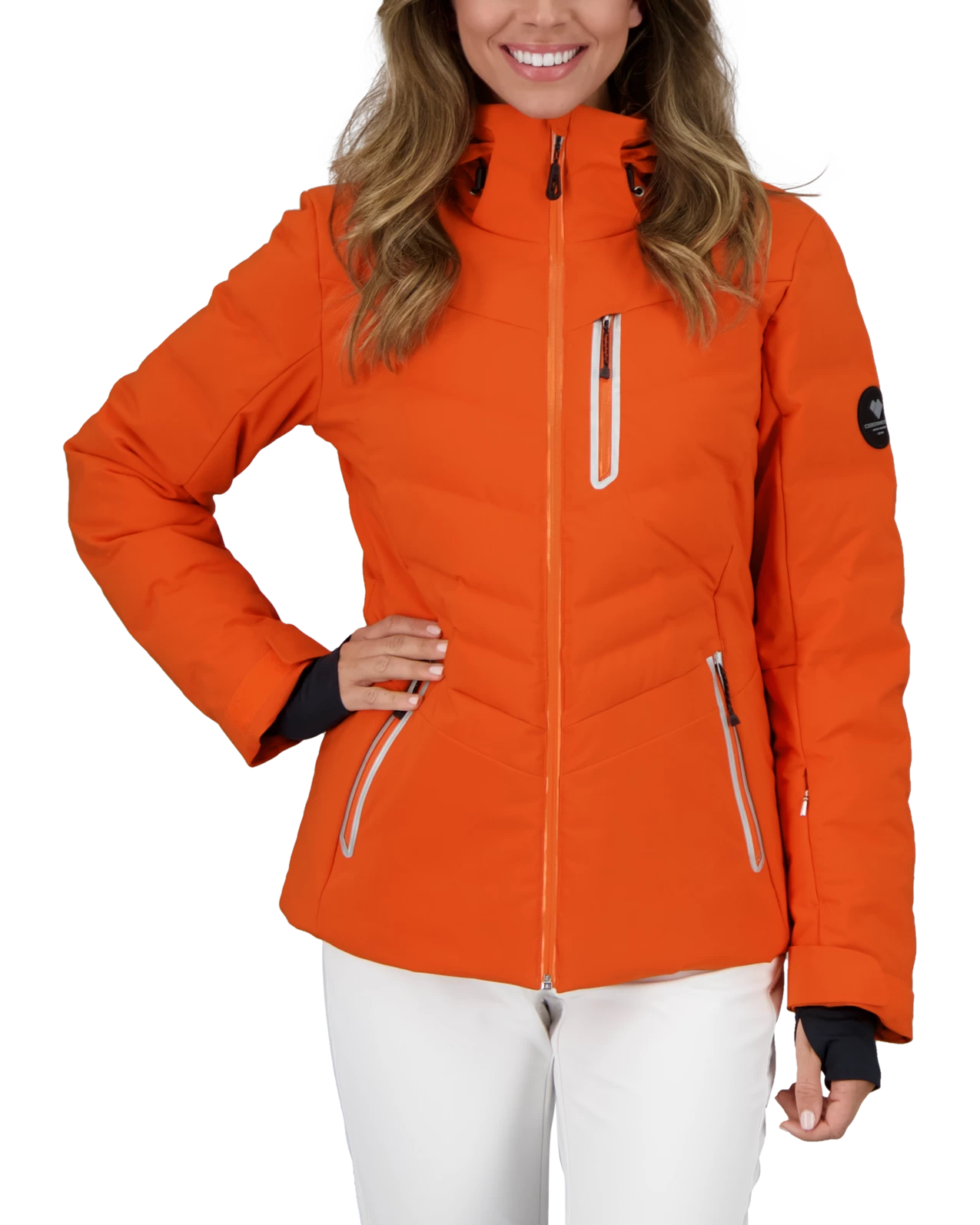 Obermeyer Cosima Down Jacket - Saffron 3 Obermeyer Cosima Down Jacket - Saffron