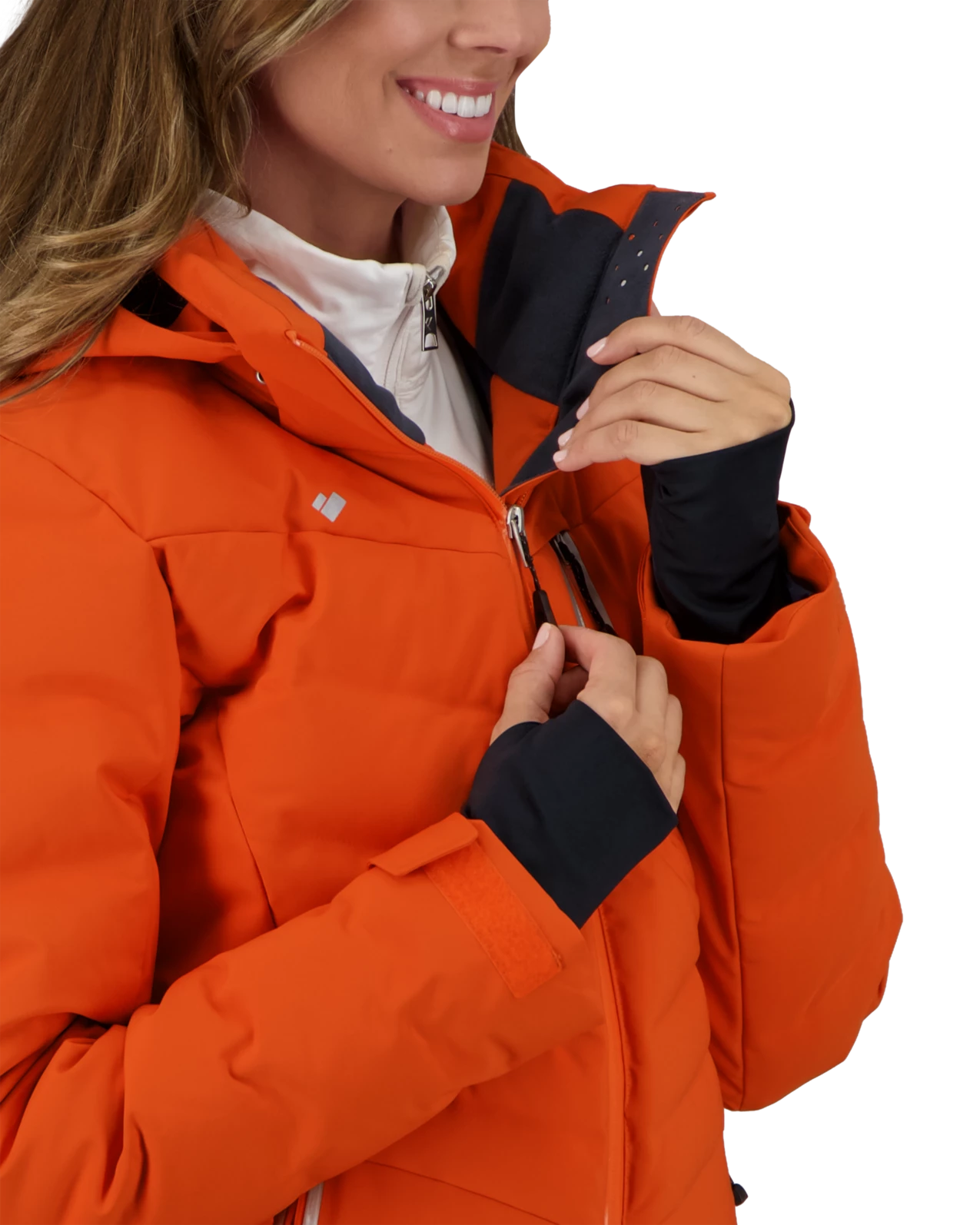 Obermeyer Cosima Down Jacket - Saffron 11 Obermeyer Cosima Down Jacket - Saffron - Image 9