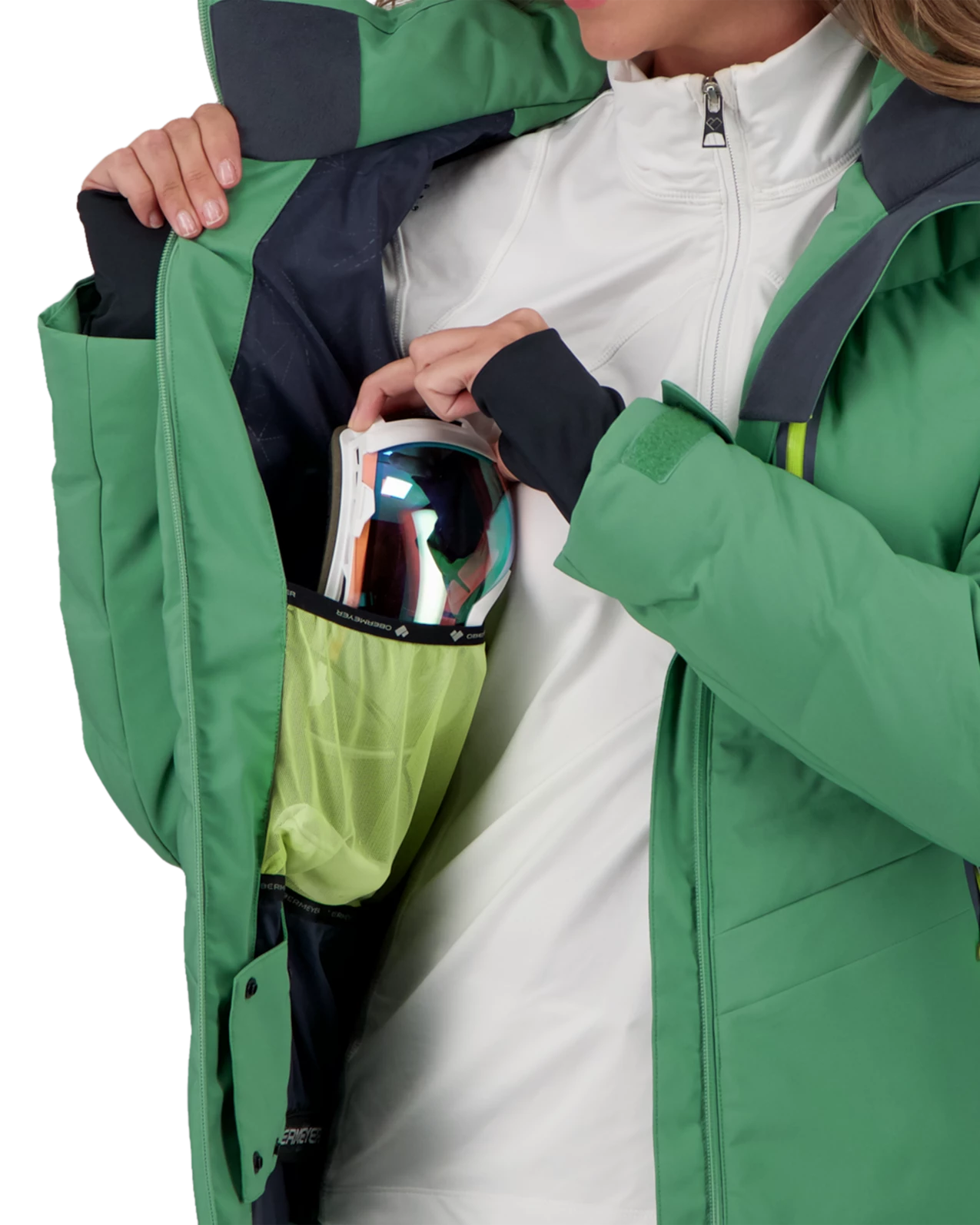 Obermeyer Cosima Down Jacket - Eucalyptus 9 Obermeyer Cosima Down Jacket - Eucalyptus - Image 7