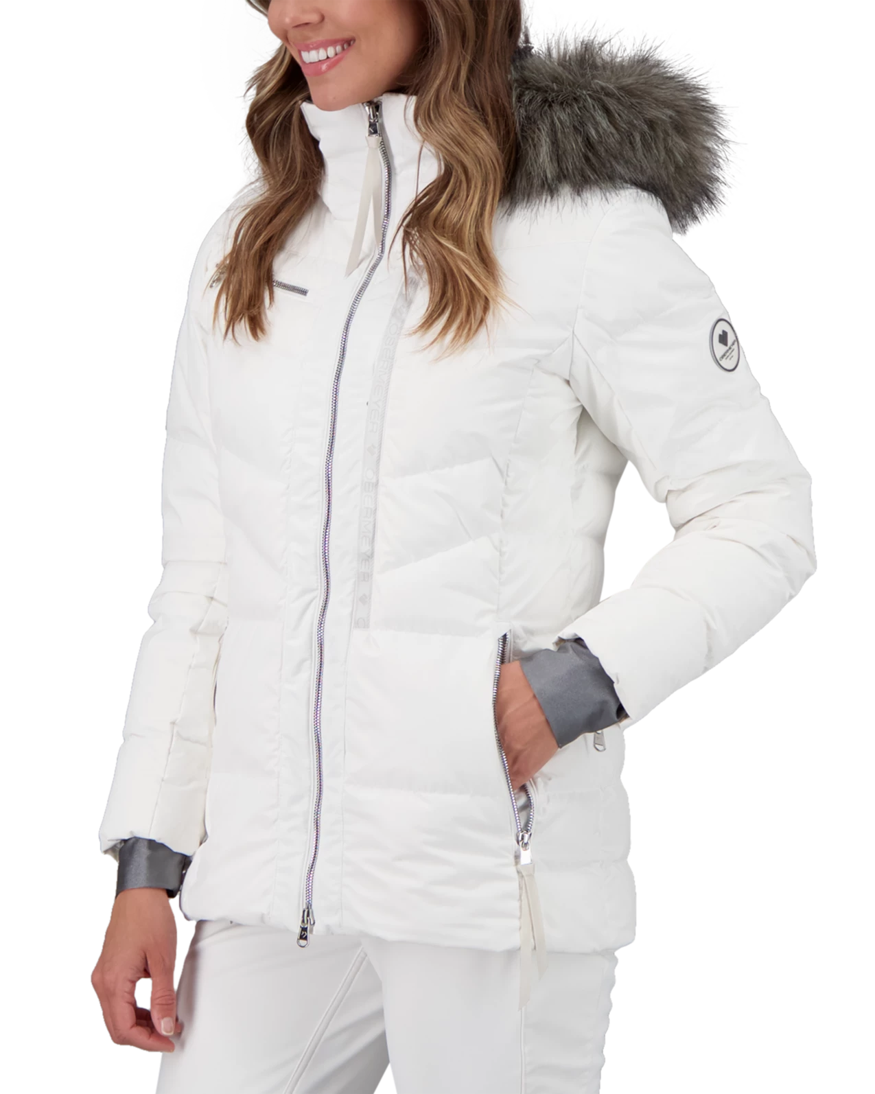 Obermeyer Circe Down Jacket - White 5 Obermeyer Circe Down Jacket - White - Image 3