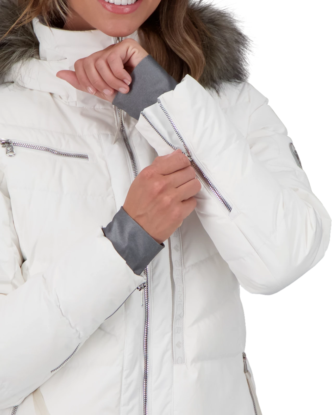 Obermeyer Circe Down Jacket - White 7 Obermeyer Circe Down Jacket - White - Image 5