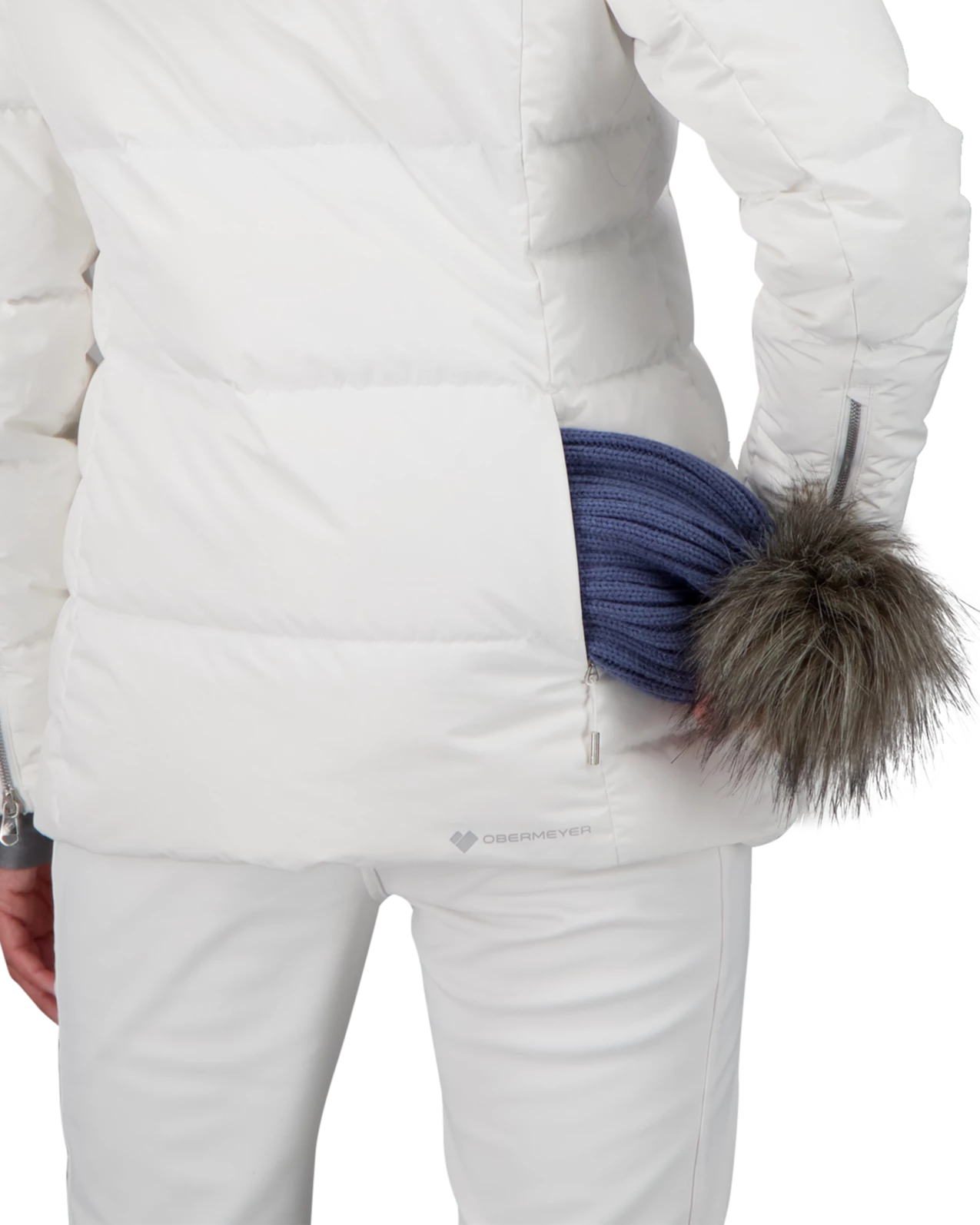 Obermeyer Circe Down Jacket - White 11 Obermeyer Circe Down Jacket - White - Image 9