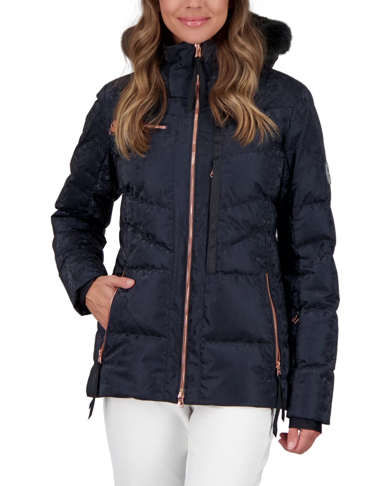 Obermeyer Circe Down Jacket - Black Frost 3 Obermeyer Circe Down Jacket - Black Frost