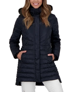 Obermeyer-US store 36 Obermeyer Blossom Down Parka W/Faux - Black Frost