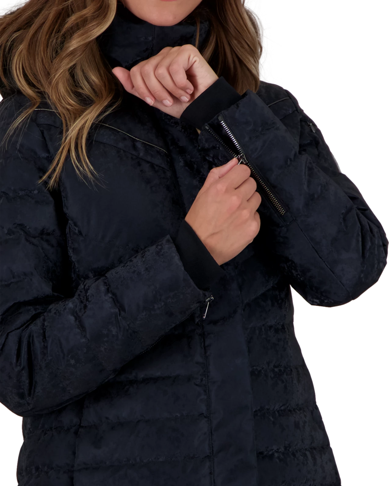 Obermeyer Blossom Down Parka W/Faux - Black Frost 7 Obermeyer Blossom Down Parka W/Faux - Black Frost - Image 5