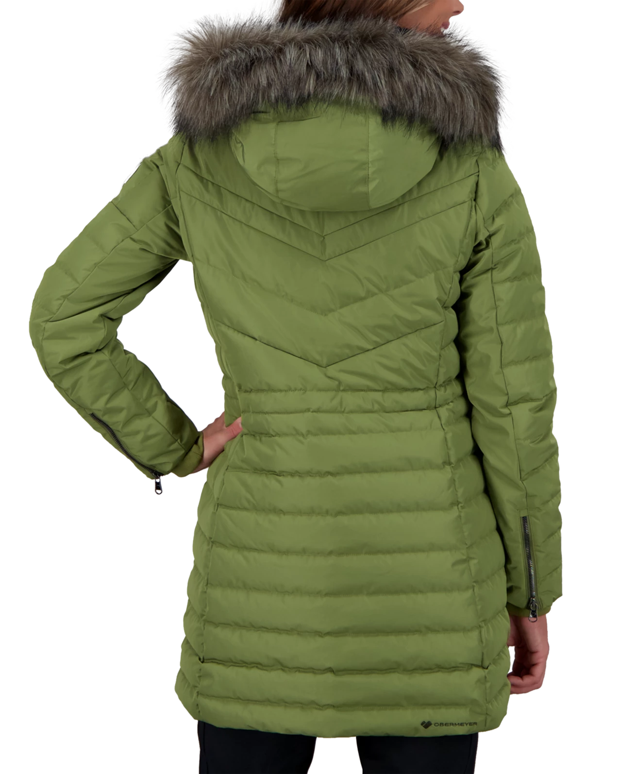 Obermeyer Blossom Down Parka W/Faux - Saguaro 4 Obermeyer Blossom Down Parka W/Faux - Saguaro - Image 2