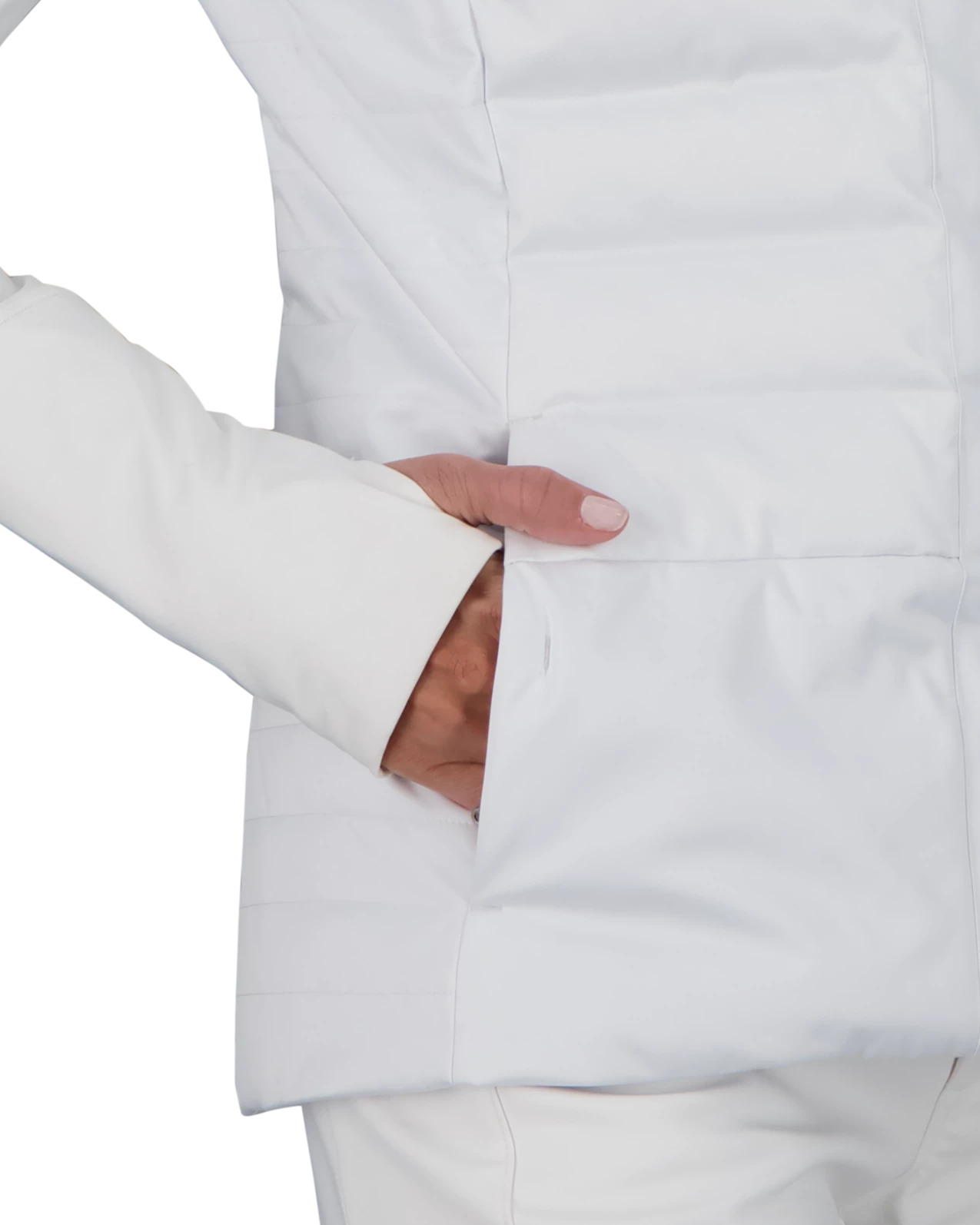 Obermeyer Nieve Down Vest - White 6 Obermeyer Nieve Down Vest - White - Image 4