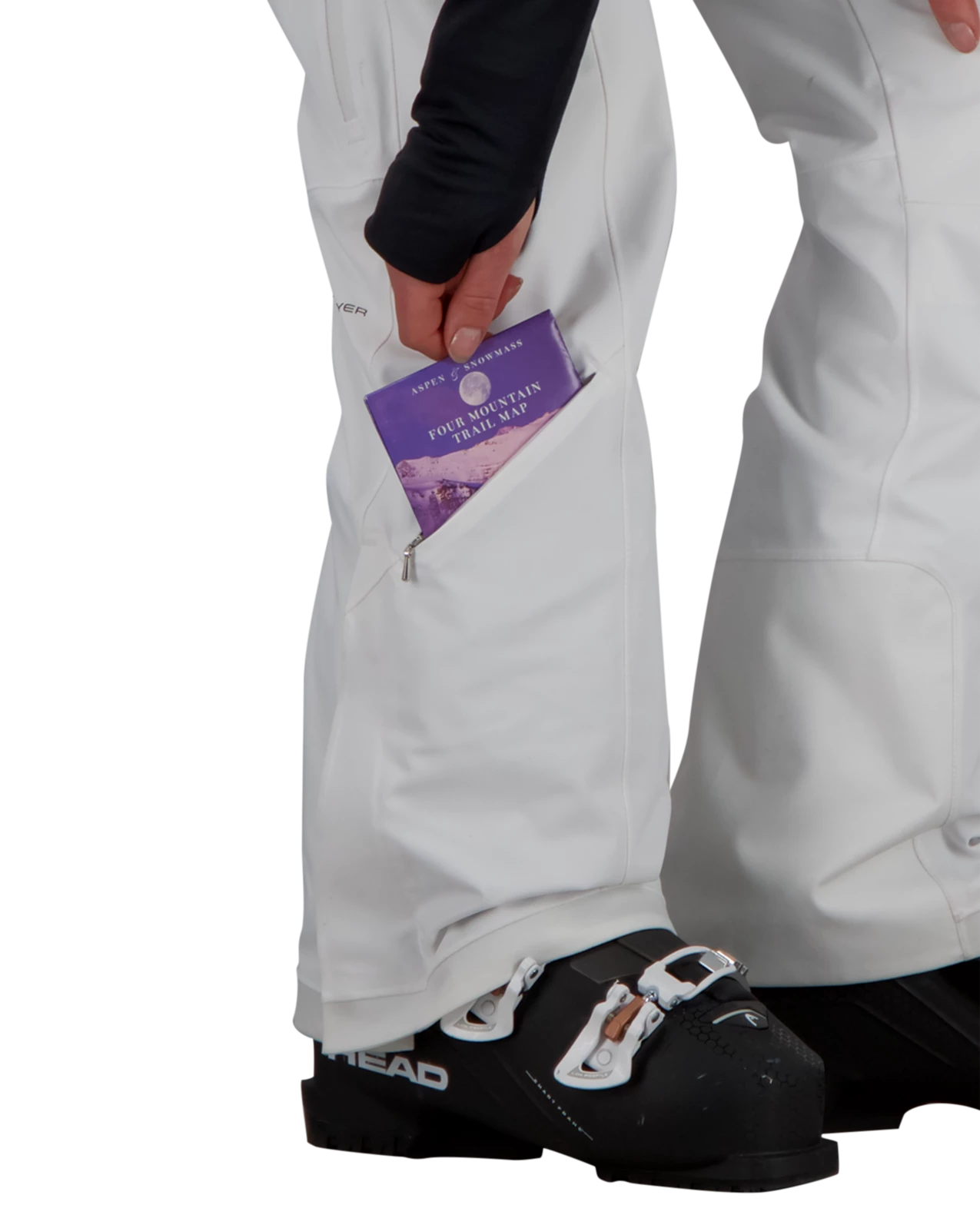 Obermeyer Sundown Pant - White 8 Obermeyer Sundown Pant - White - Image 6