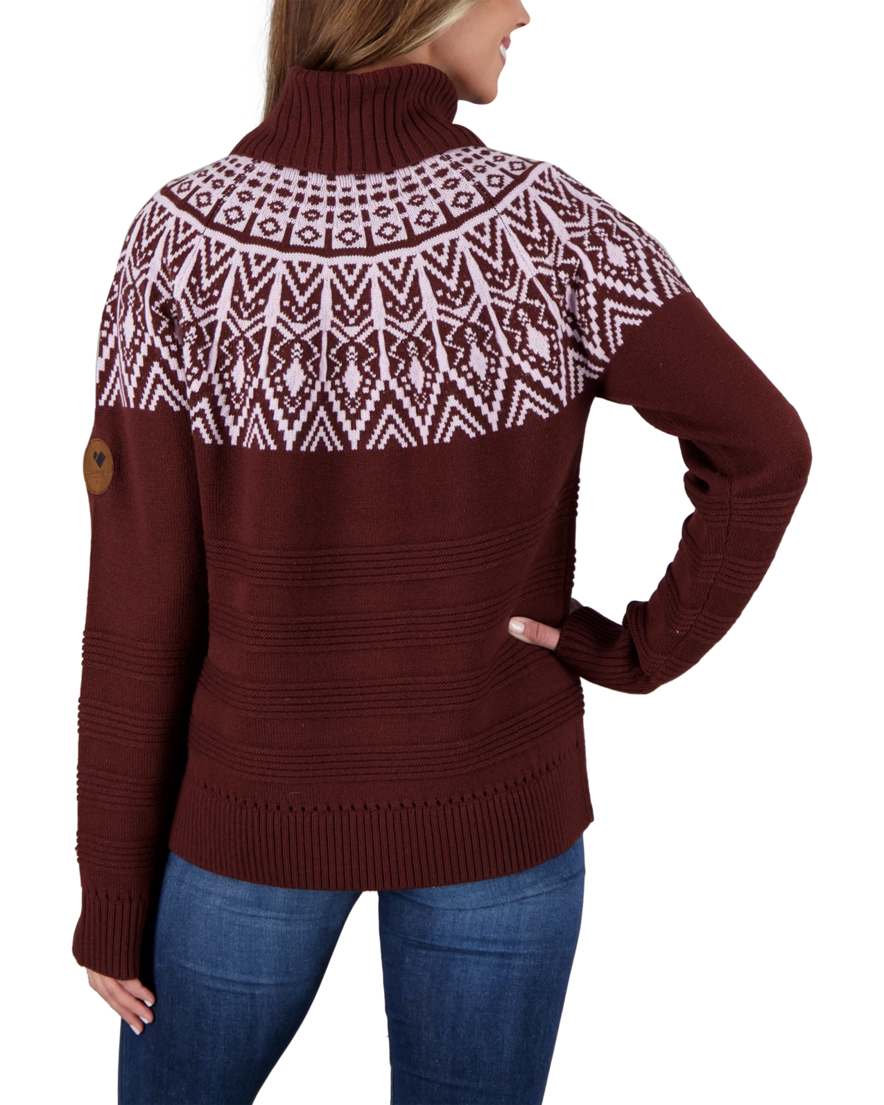 Obermeyer Lily Turtleneck Sweater - Beret 4 Obermeyer Lily Turtleneck Sweater - Beret - Image 2