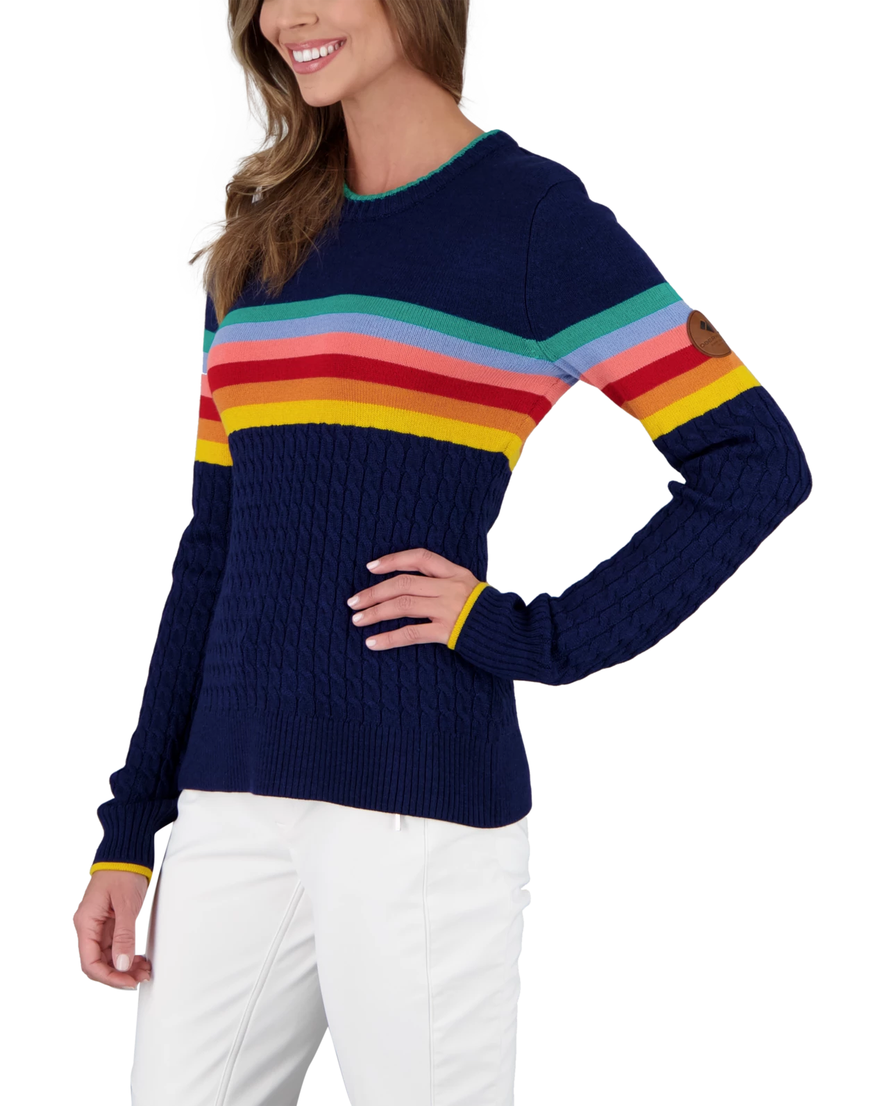 Obermeyer Donna Crewneck Sweater - Navy 5 Obermeyer Donna Crewneck Sweater - Navy - Image 3