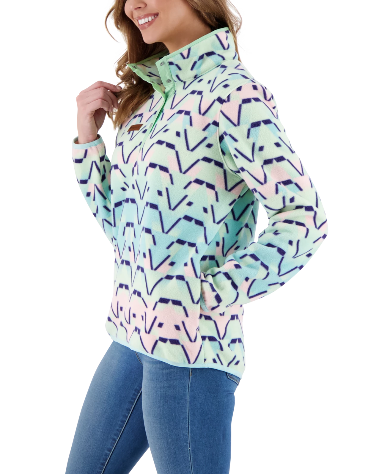 Obermeyer W Boulder Fleece - Hazy Daze 6 Obermeyer W Boulder Fleece - Hazy Daze - Image 4