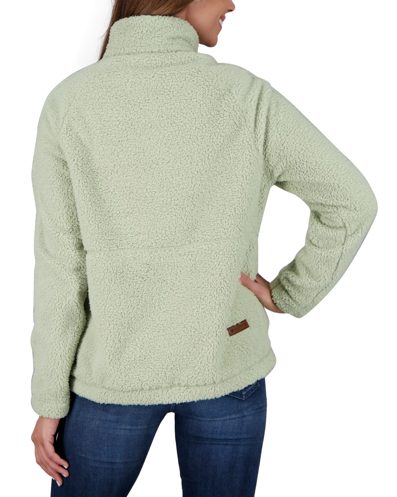 Obermeyer Piper Sherpa Pullover - Sagebrush 4 Obermeyer Piper Sherpa Pullover - Sagebrush - Image 2