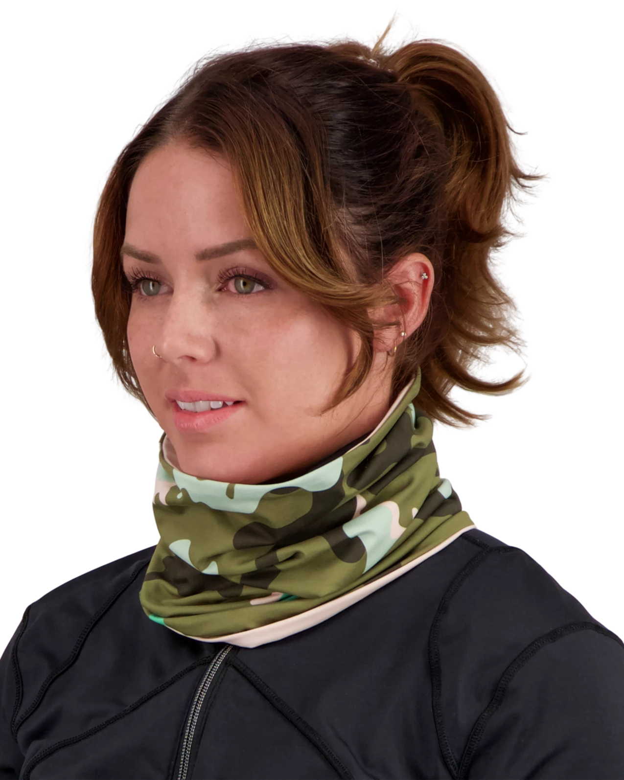 Obermeyer First-On Reversible Neck Warmer - Saguaro Camo 3 Obermeyer First-On Reversible Neck Warmer - Saguaro Camo