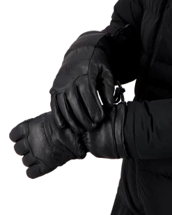 Obermeyer Solstice Leather Glove - Black