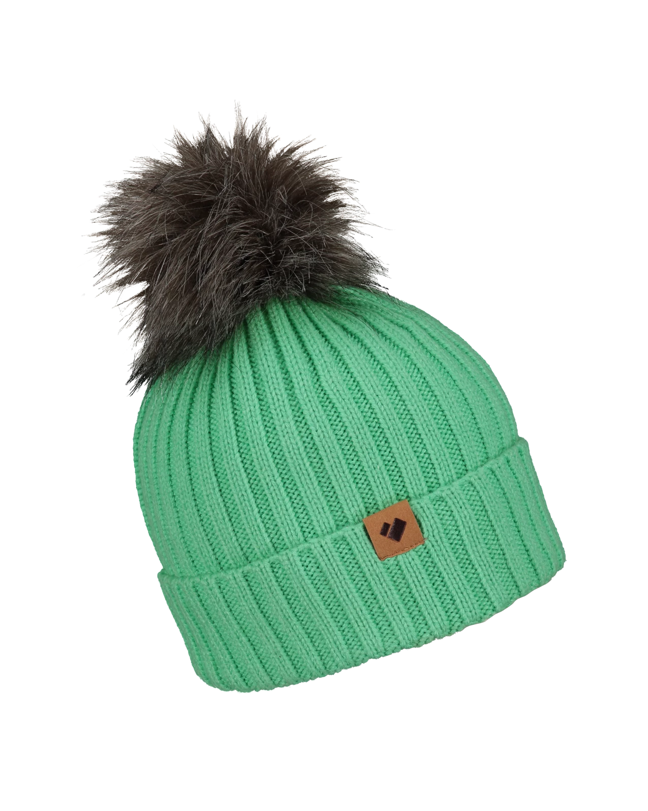 Obermeyer Denver Faux Fur Pom Beanie - Jasmint 6 Obermeyer Denver Faux Fur Pom Beanie - Jasmint - Image 4