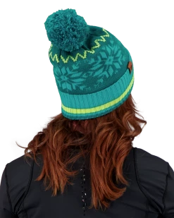 Obermeyer Astoria Pom Beanie - Aegean Blue 8 Obermeyer Astoria Pom Beanie - Aegean Blue -Obermeyer-US store WebZoom 1806721069 S02 MODSDE
