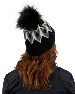 Obermeyer Fair Isle Faux Fur Pom Beanie - Black 8 Obermeyer Fair Isle Faux Fur Pom Beanie - Black -Obermeyer-US store WebZoom 1806816009 S02 MODSDE
