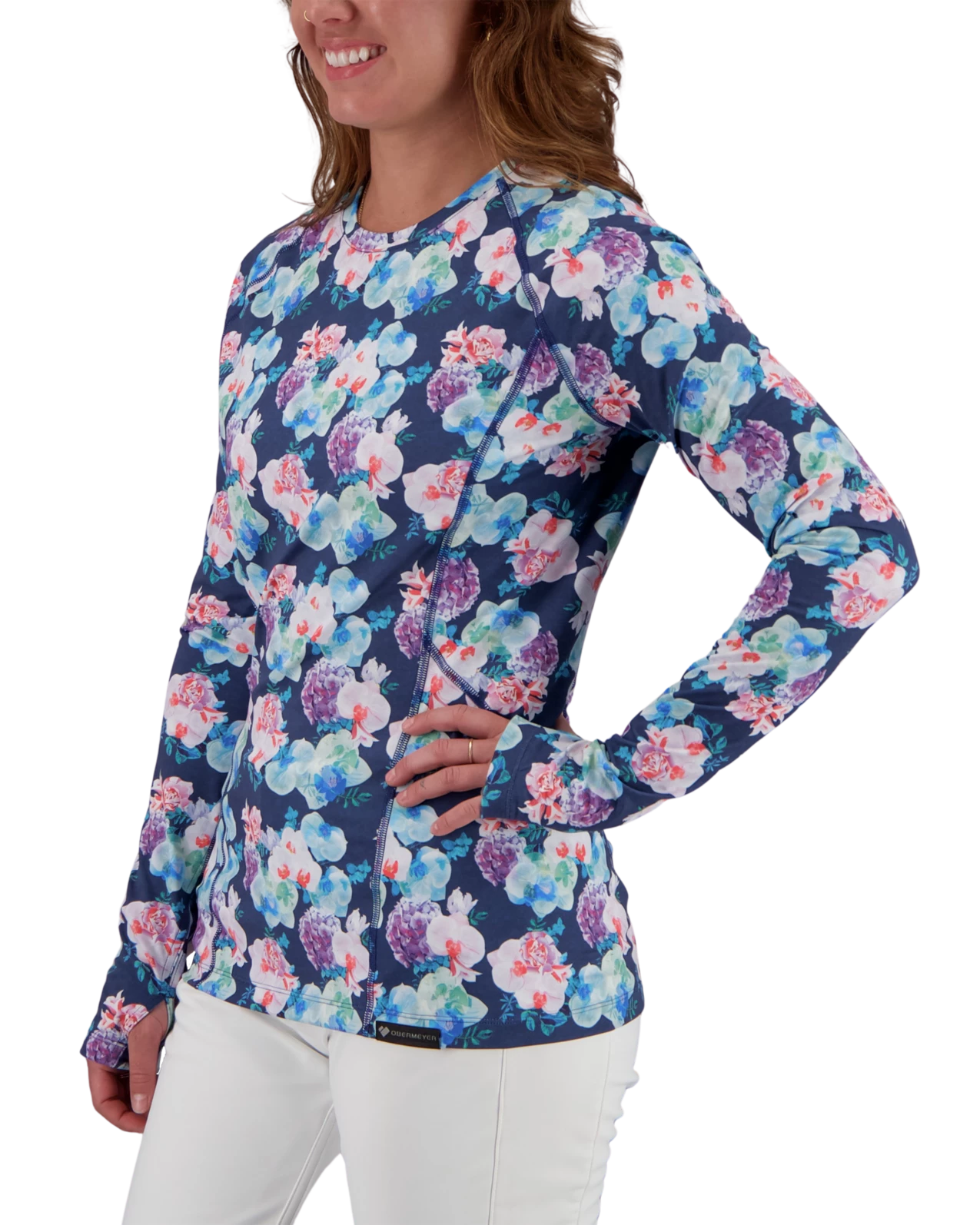 Obermeyer Discover Baselayer Crew - Floral It! 5 Obermeyer Discover Baselayer Crew - Floral It! - Image 3