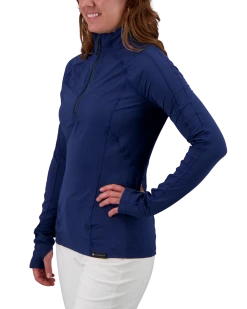 Obermeyer Discover 1/4 Zip Baselayer Top - Navy -Obermeyer-US store WebZoom 1903320167 S04 MODSDE