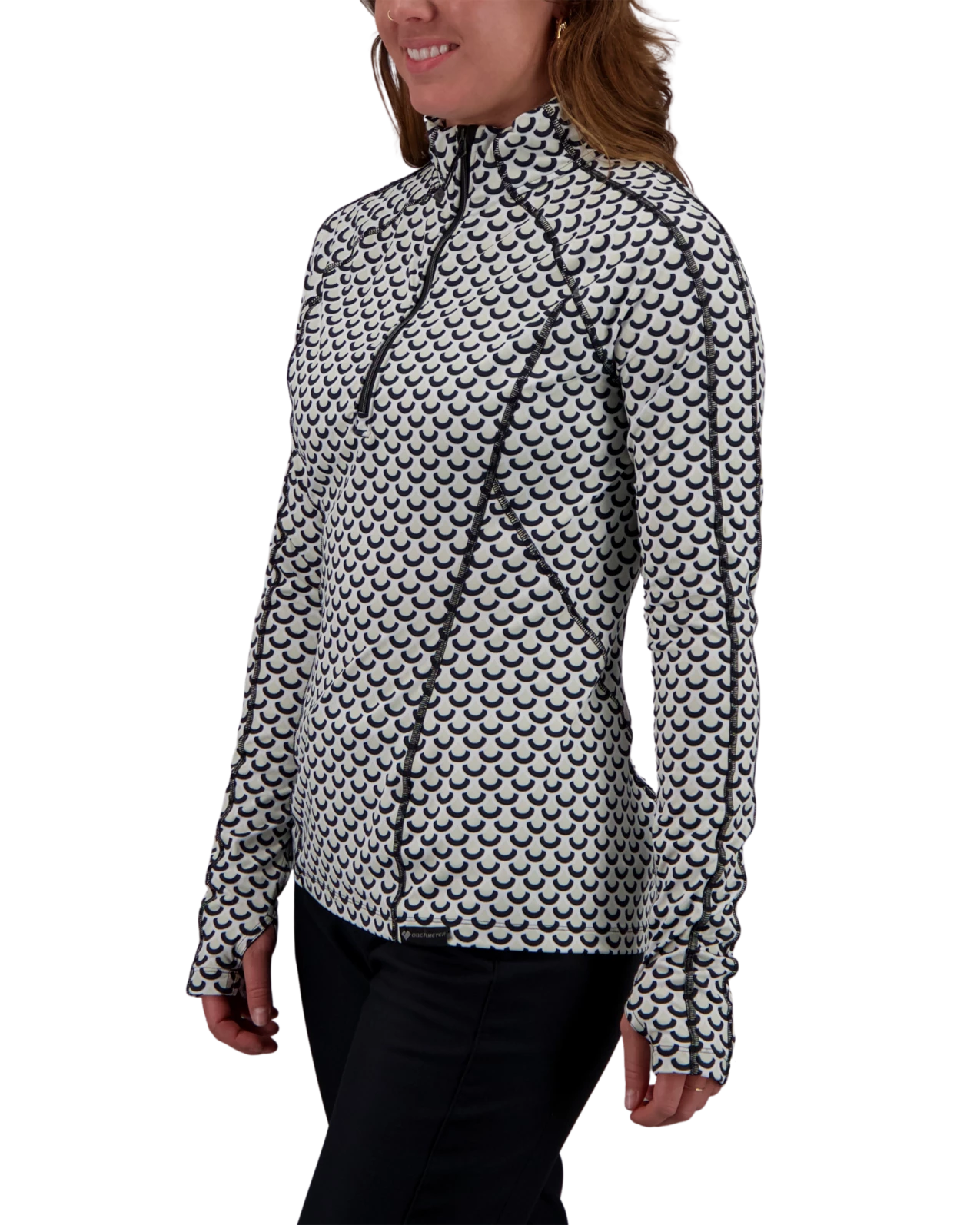 Obermeyer Discover 1/4 Zip Baselayer Top - Nome'S Geo 5 Obermeyer Discover 1/4 Zip Baselayer Top - Nome'S Geo - Image 3