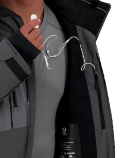 Obermeyer Iba Down Hybrid Jacket - Coal -Obermeyer-US store WebZoom 2104120004 S09 MODDET5