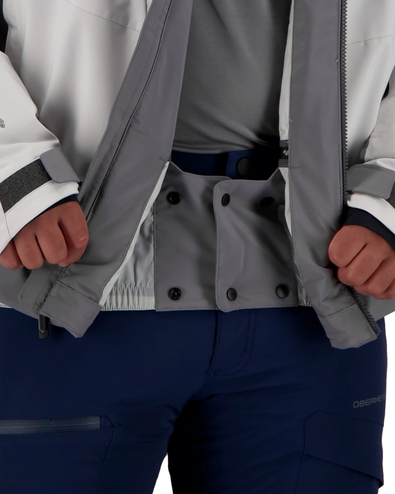 Obermeyer Charger Jacket - Fog 12 Obermeyer Charger Jacket - Fog - Image 10