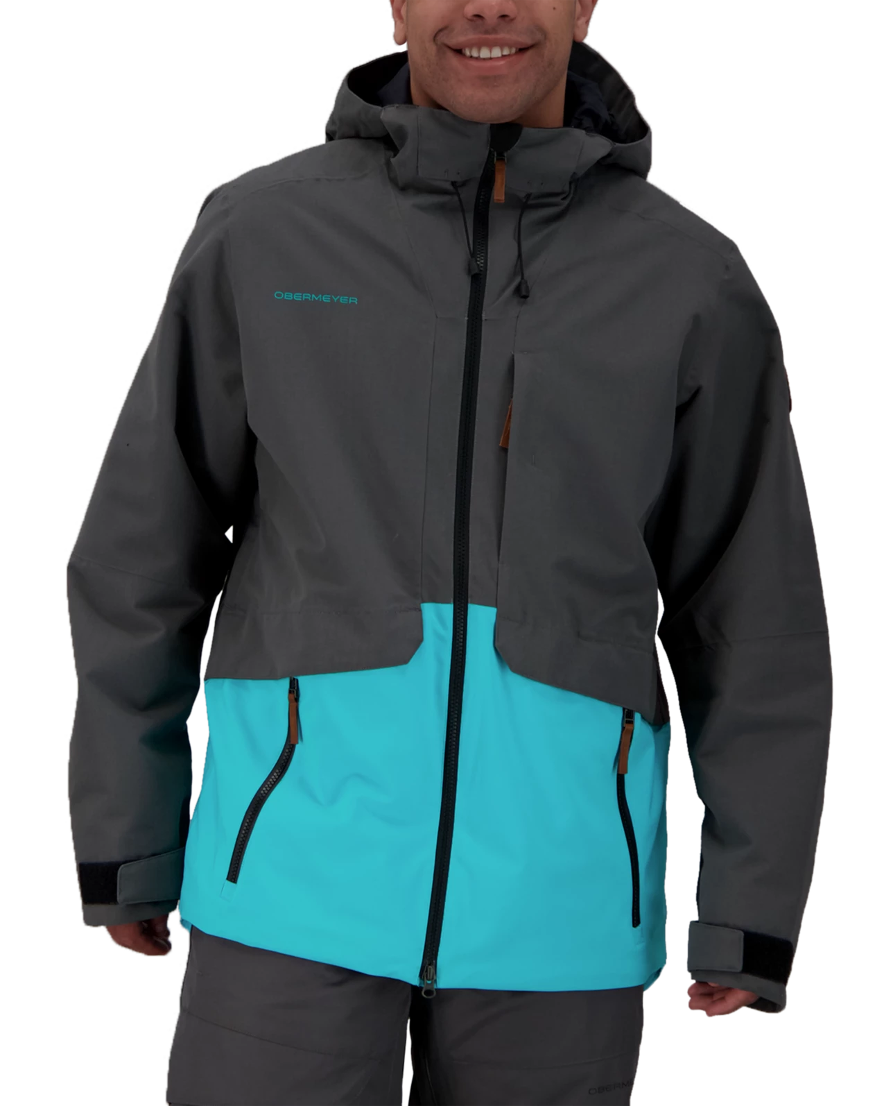 Obermeyer Chandler Shell Jacket - Coal 3 Obermeyer Chandler Shell Jacket - Coal