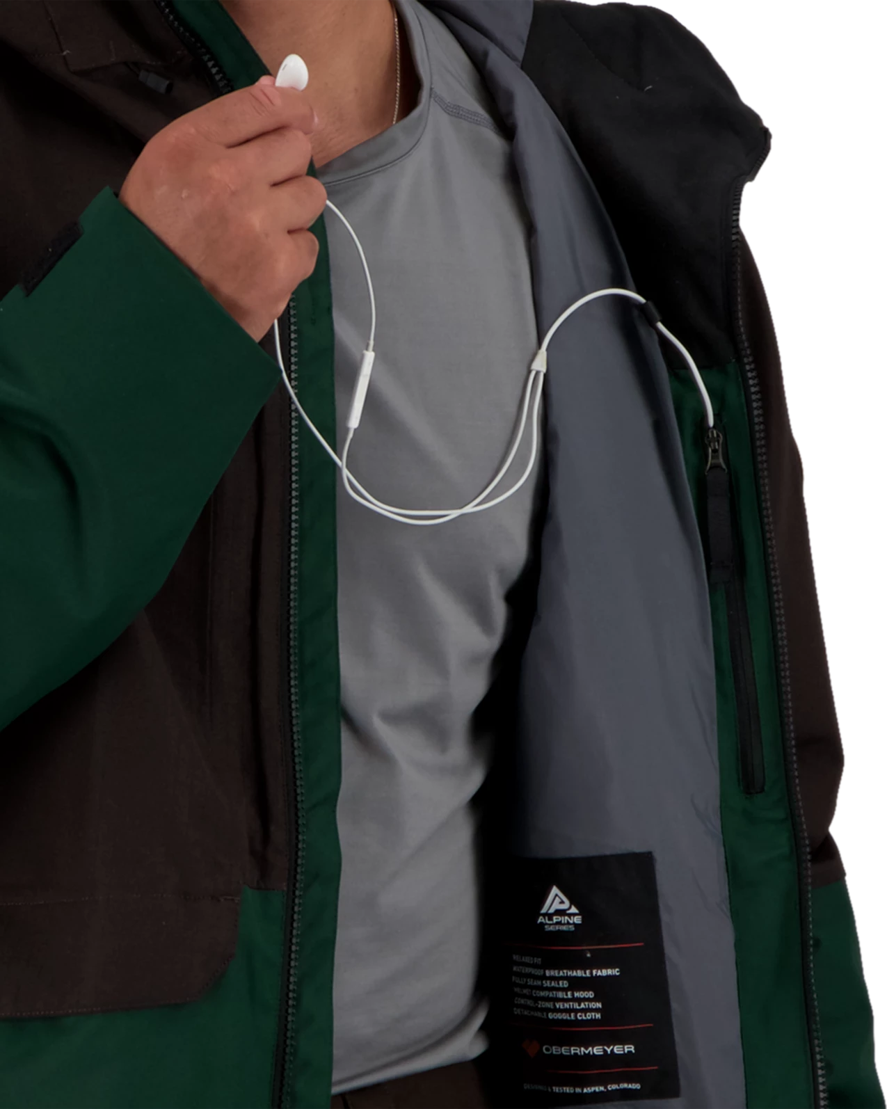 Obermeyer Chandler Shell Jacket - Leather 9 Obermeyer Chandler Shell Jacket - Leather - Image 7