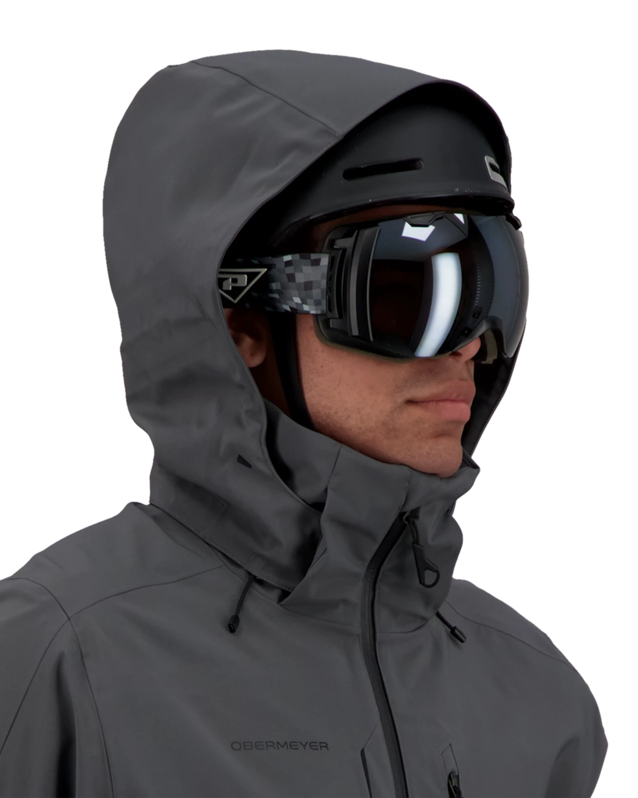 Obermeyer Foraker Shell Jacket - Coal 14 Obermeyer Foraker Shell Jacket - Coal - Image 12