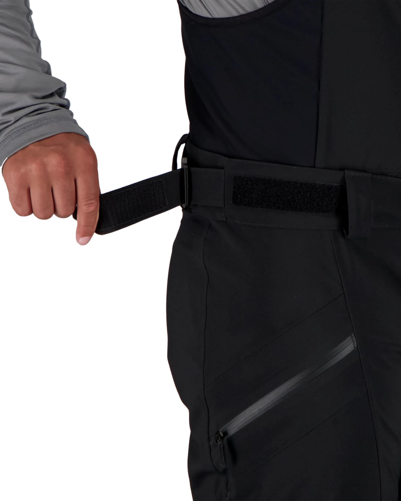 Obermeyer Fairweather Shell Bib Pant - Black 7 Obermeyer Fairweather Shell Bib Pant - Black - Image 5