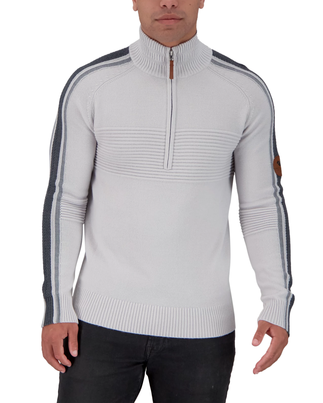 Obermeyer Vince ½ Zip Sweater - Fog 3 Obermeyer Vince ½ Zip Sweater - Fog