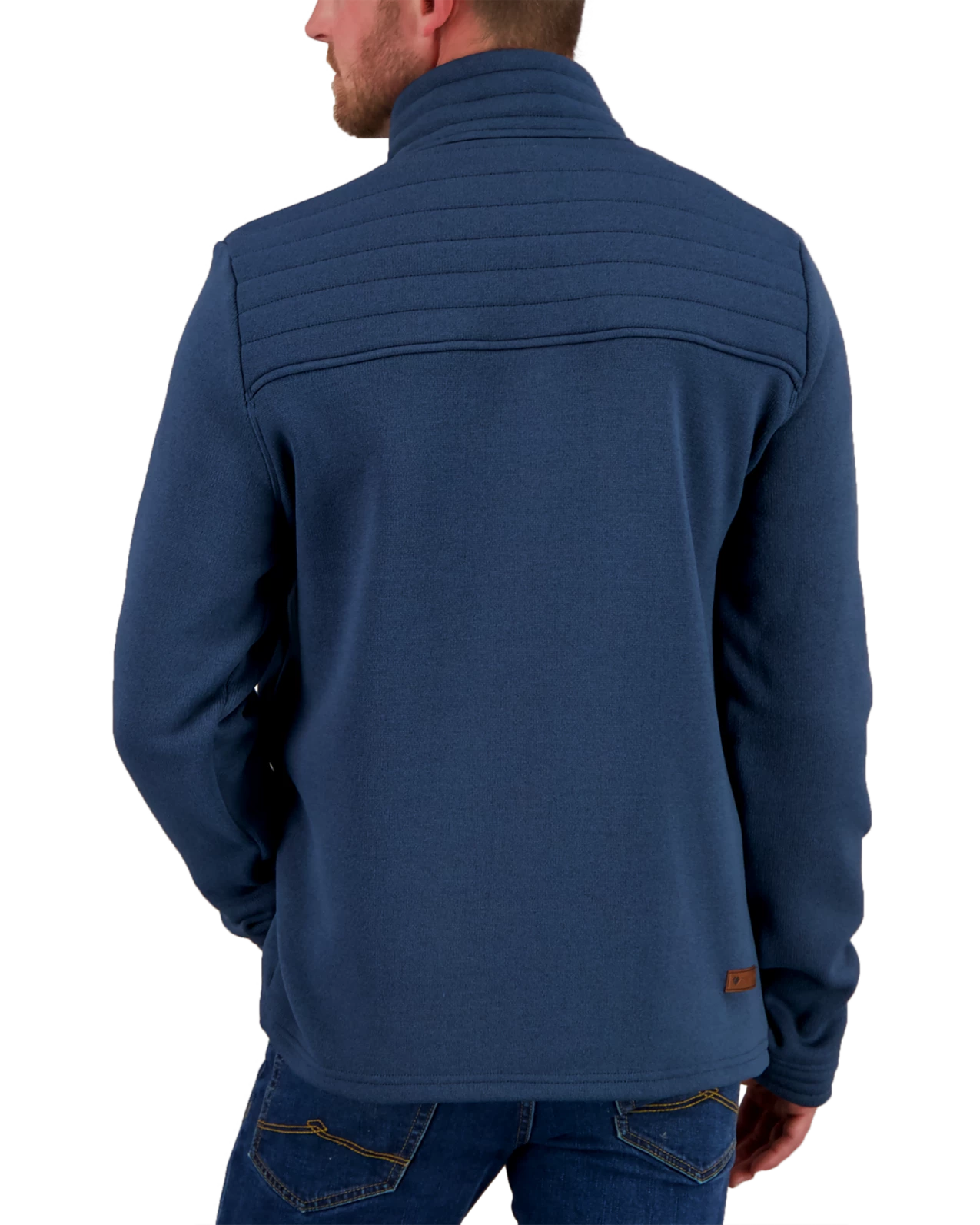 Obermeyer Jace Fleece Pullover - Raw Indigo 4 Obermeyer Jace Fleece Pullover - Raw Indigo - Image 2