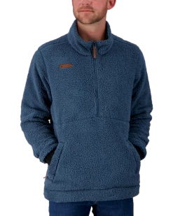 Obermeyer Jonah Sherpa Pullover - Raw Indigo