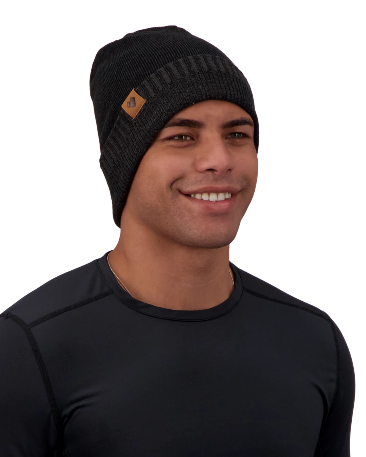 Obermeyer Men's Eugene Beanie - Black 3 Obermeyer Men's Eugene Beanie - Black