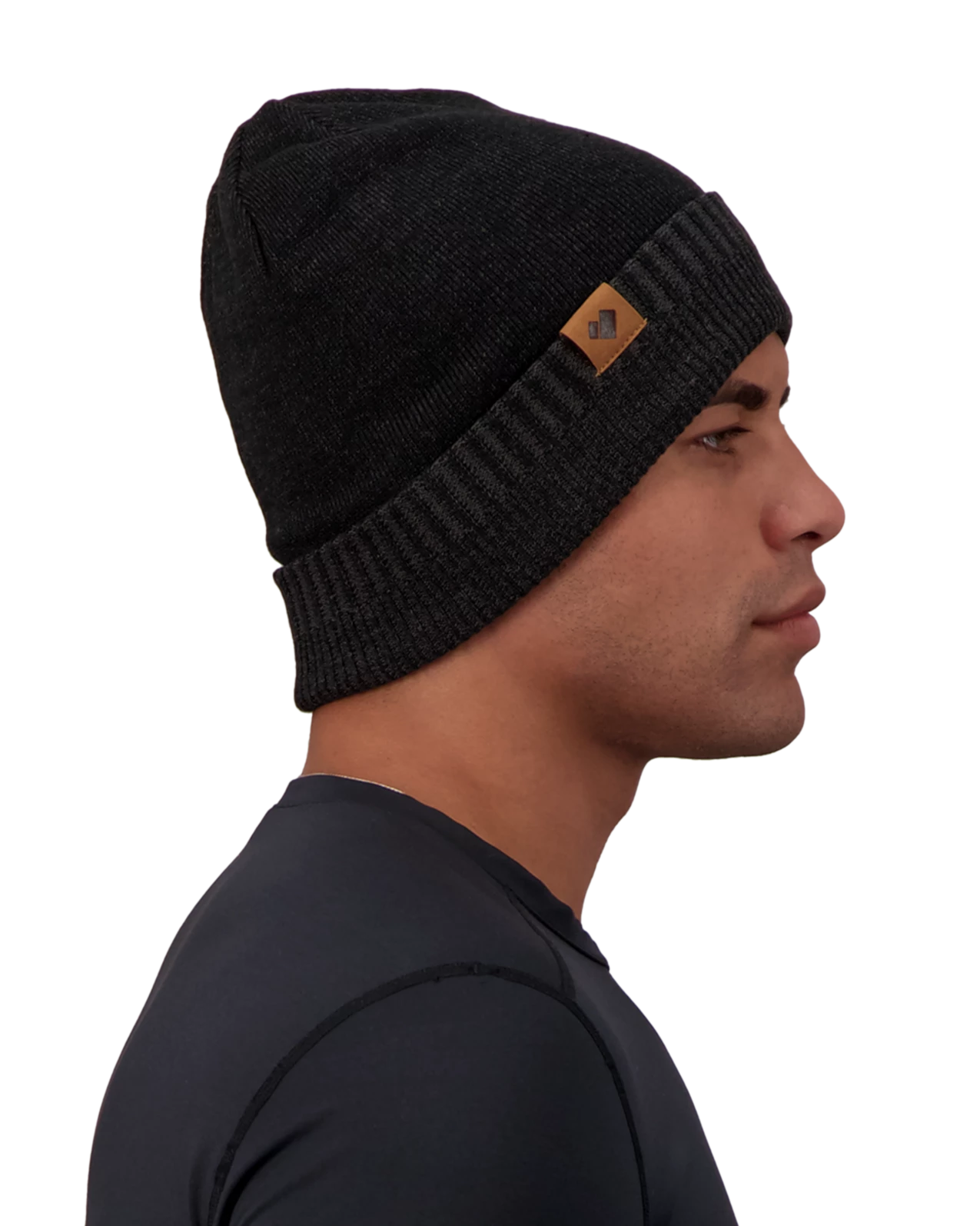 Obermeyer Men's Eugene Beanie - Black 5 Obermeyer Men's Eugene Beanie - Black - Image 3