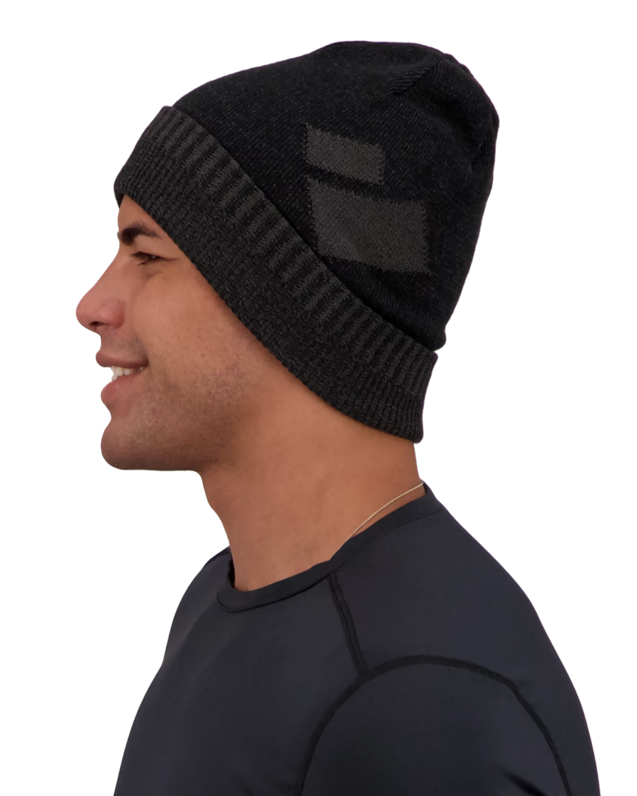 Obermeyer Men's Eugene Beanie - Black 6 Obermeyer Men's Eugene Beanie - Black - Image 4