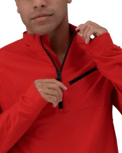 Obermeyer Flex 1/4 Zip Baselayer Top - Brakelight -Obermeyer-US store WebZoom 2901319042 S07 MODDET3