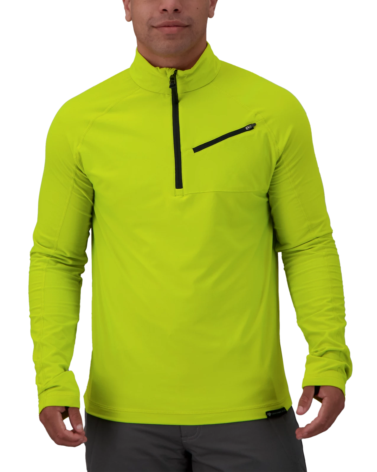 Obermeyer Flex 1/4 Zip Baselayer Top - Matcha 3 Obermeyer Flex 1/4 Zip Baselayer Top - Matcha