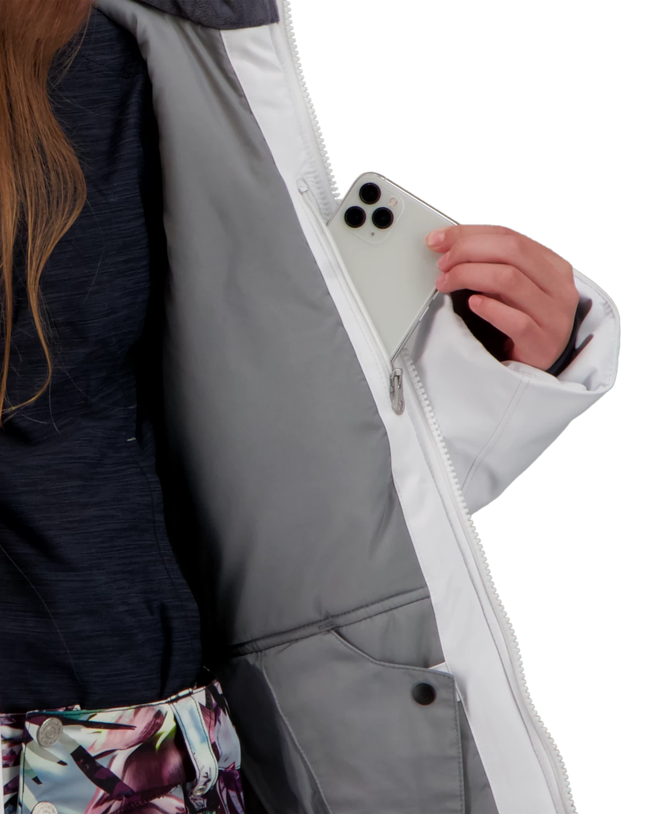 Obermeyer Rylee Jacket - White 7 Obermeyer Rylee Jacket - White - Image 5
