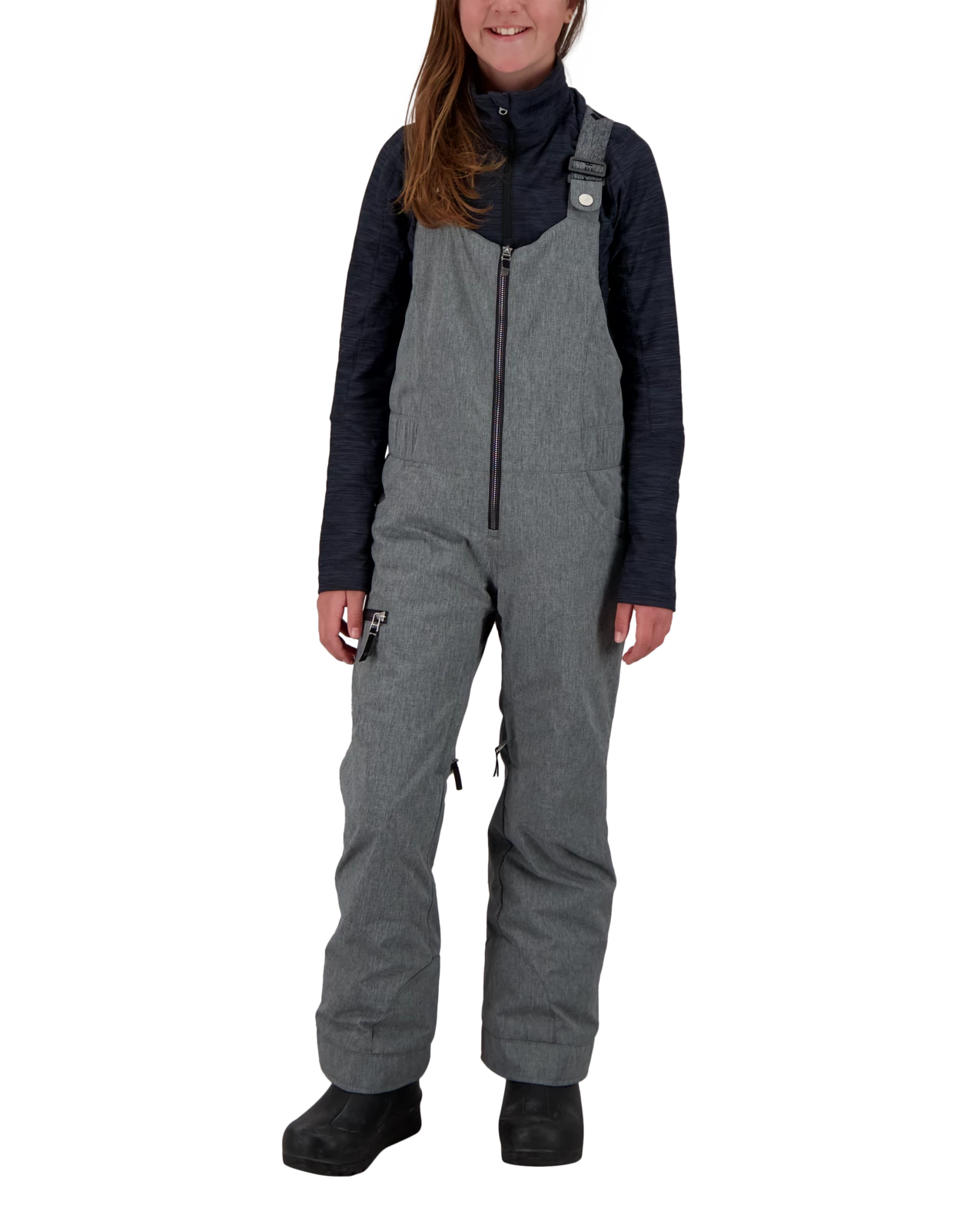 Obermeyer Anya Bib Pant - Knight Black 3 Obermeyer Anya Bib Pant - Knight Black
